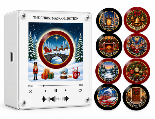 HolidaySpins™ Christmas Vinyl Music Player