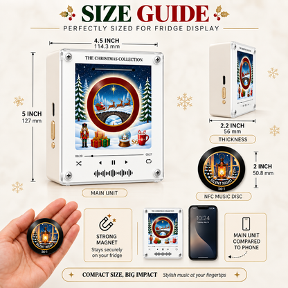 HolidaySpins™ Christmas Vinyl Music Player